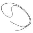 Herringbone Larriotte Adj Necklace Silver Necklaces Fabienne