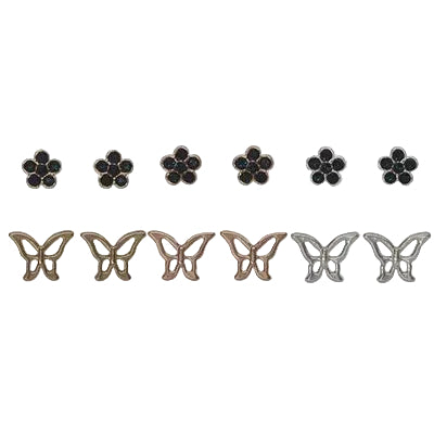 Sprinkles Cz Flower/Butterfly Earrings Montana Earrings Fabienne