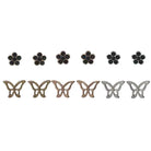 Sprinkles Cz Flower/Butterfly Earrings Montana Earrings Fabienne