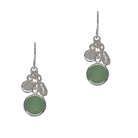 Multi Charm Cluster Fh Earring Silver/Pacific Opal Earrings Fabienne