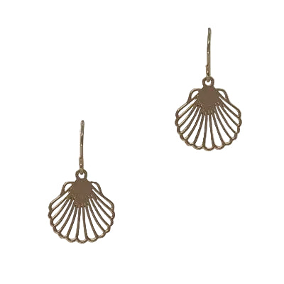 Filigree Shell Fh Earring Gold Earrings Fabienne