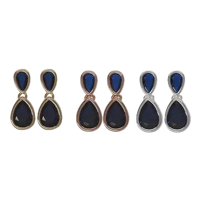 Double Teardrop Post Earrings Montana Earrings Fabienne