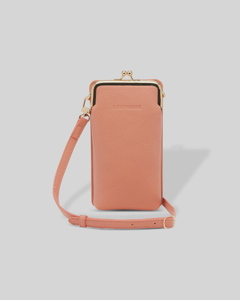 Billie Crossbody Phone Bag Peach Bags and Purses Louenhide   