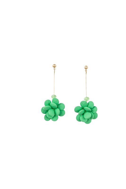 Sadie Earrings Green Earrings Holiday Trading   