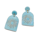 Lorelai Porcelain Earrings with Gold finish - No2 Earrings Wolf and Clay