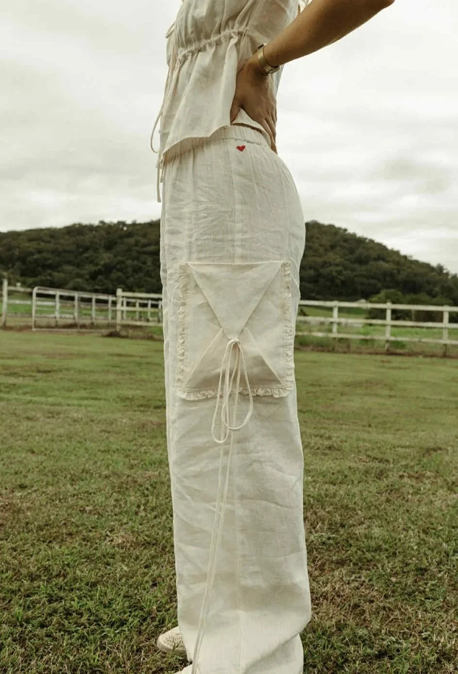 Envelope Pants White Bottoms Jollou