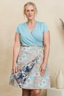 Chameleon Reversible Skirt Azure & Callie Skirts MahaShe