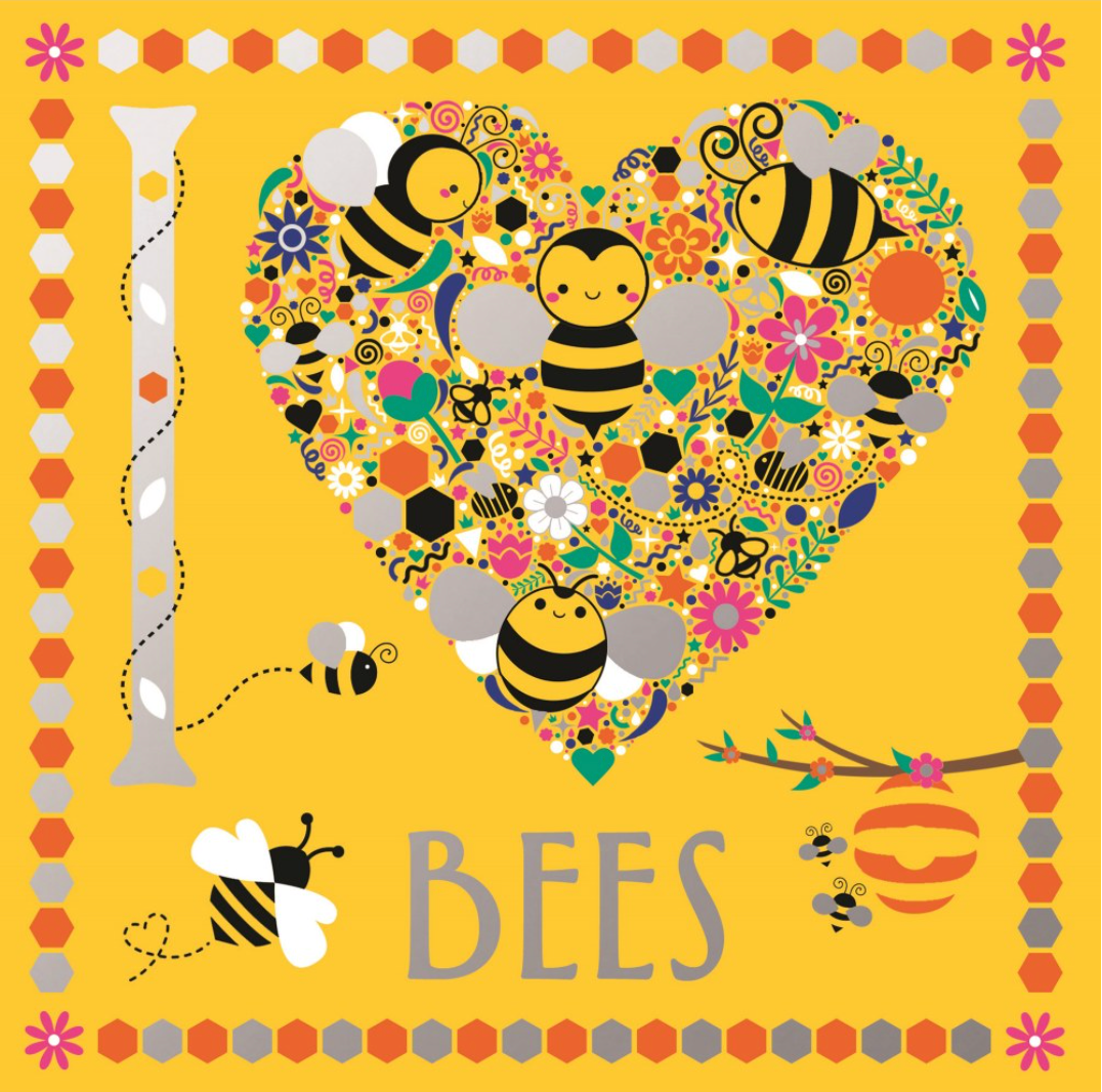 I Love Bees Colouring Book Gifts and Accessories Natural Life
