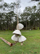 Ceramic Mushroom Bells 4 Bells Home Wolf and Clay