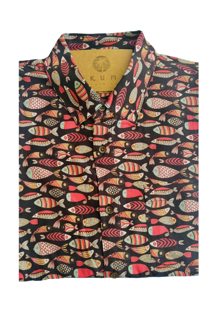 Fish Fish Mens Shirt Mens Tops Skumi S