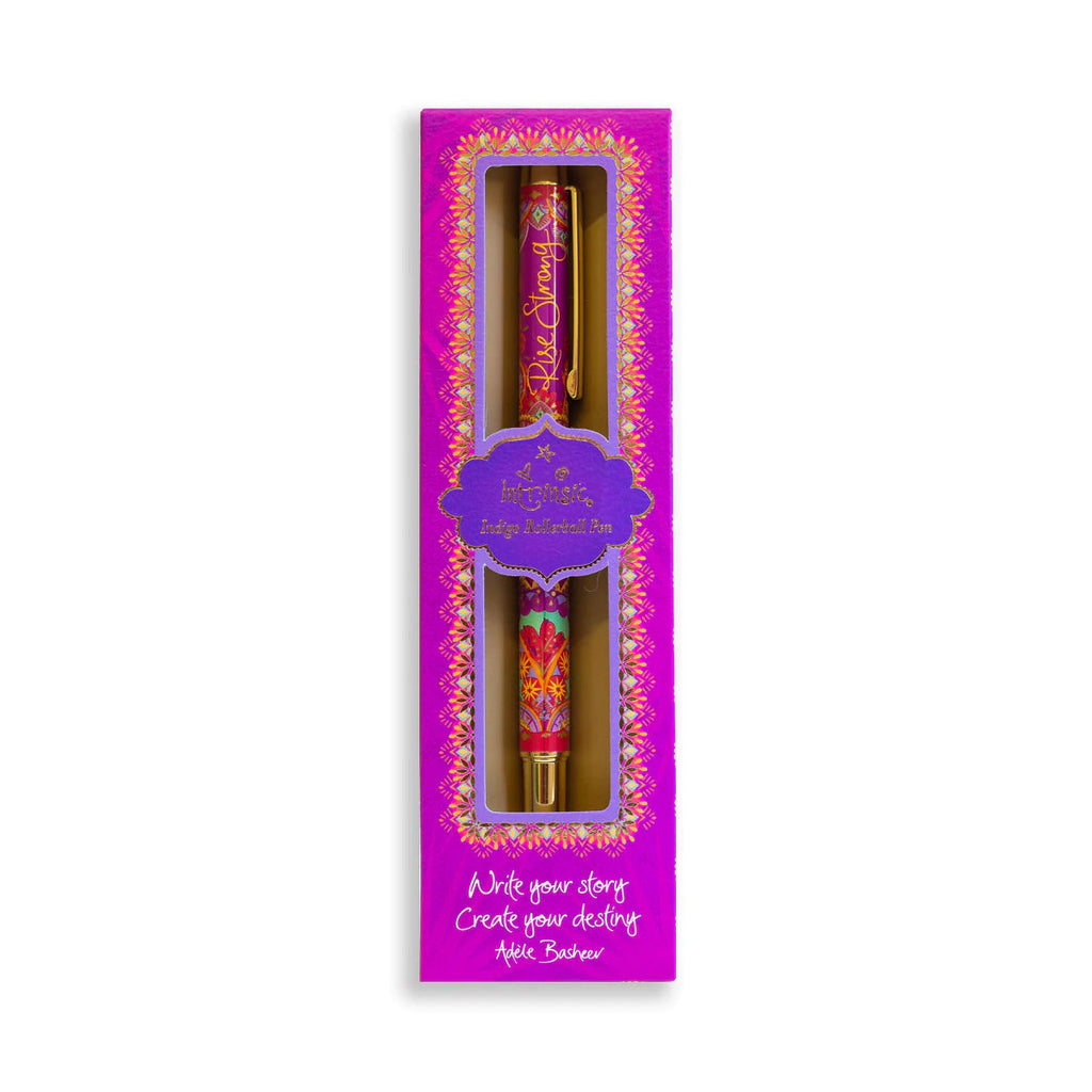 Rise Strong Rollerball Pen - Purple Ink Cards and Wrap Intrinsic   