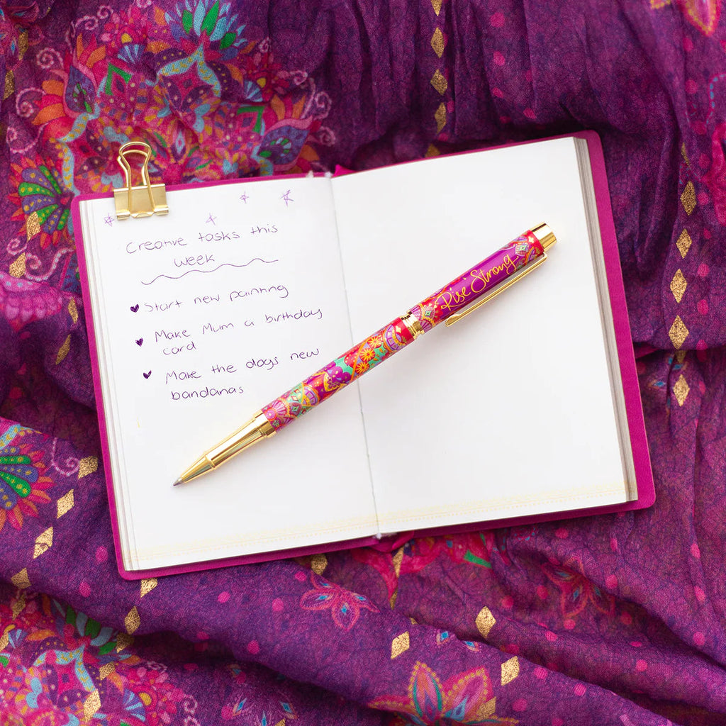 Rise Strong Rollerball Pen - Purple Ink Cards and Wrap Intrinsic   