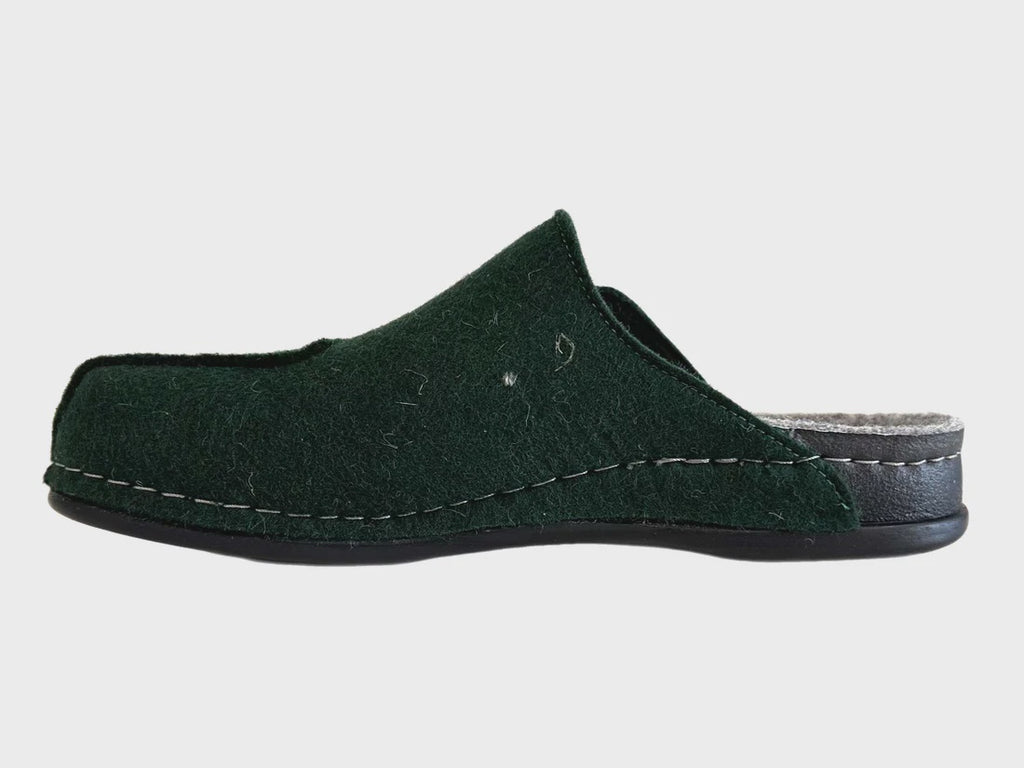 Heath Shoe Forest Green Mens Shoes Dr. Feet   