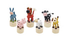 Wooden Farm Animal Press Toys Gifts and Accessories ToysLink Cow