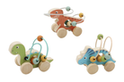 Wooden Wheelie Dino with Bead Maze Gifts and Accessories ToysLink