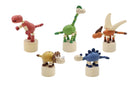 Wooden Dinosaur Press Toy Gifts and Accessories ToysLink Green