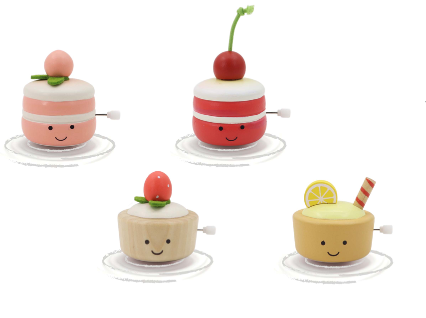 Wooden Wind-Up Cupcakes Gifts and Accessories ToysLink
