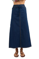 El Paso Pull-on MIDI Skirt Dark Skirts Ibisa XS(36)