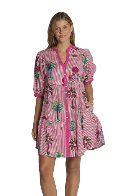 Hampton Dress Berry Dresses Ibisa XS(6-8)