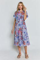 Houston Kaftan Navy Dresses Ibisa