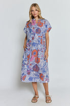 Houston Kaftan Navy Dresses Ibisa