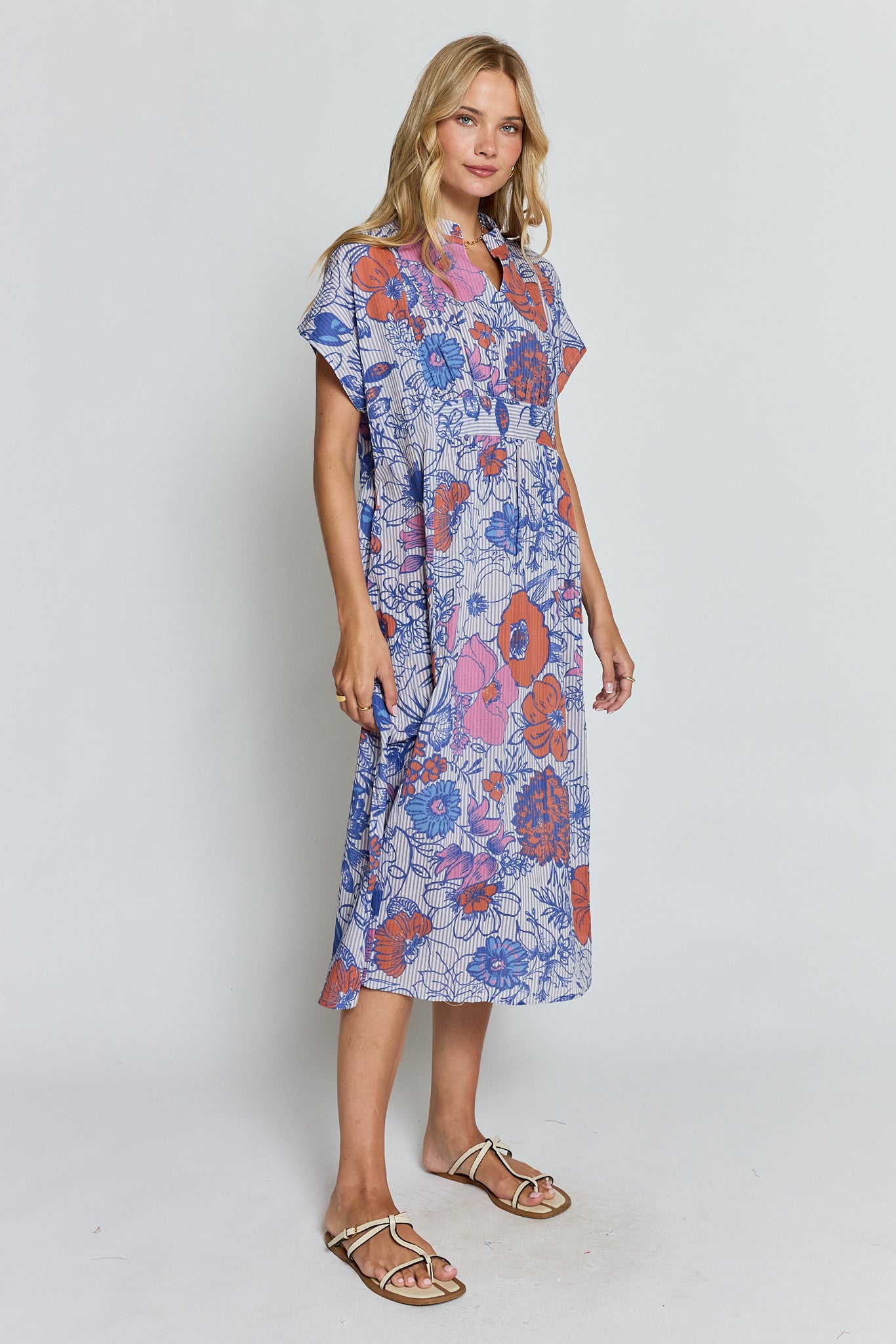 Houston Kaftan Navy Dresses Ibisa