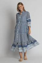 Mississippi Midi Navy Dresses Ibisa