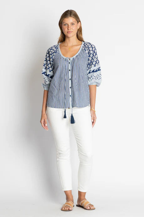 Mississippi Shirt Navy Tops Ibisa