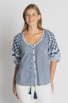 Mississippi Shirt Navy Tops Ibisa XS(6-8)