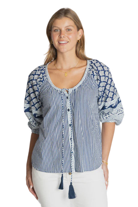 Mississippi Shirt Navy Tops Ibisa