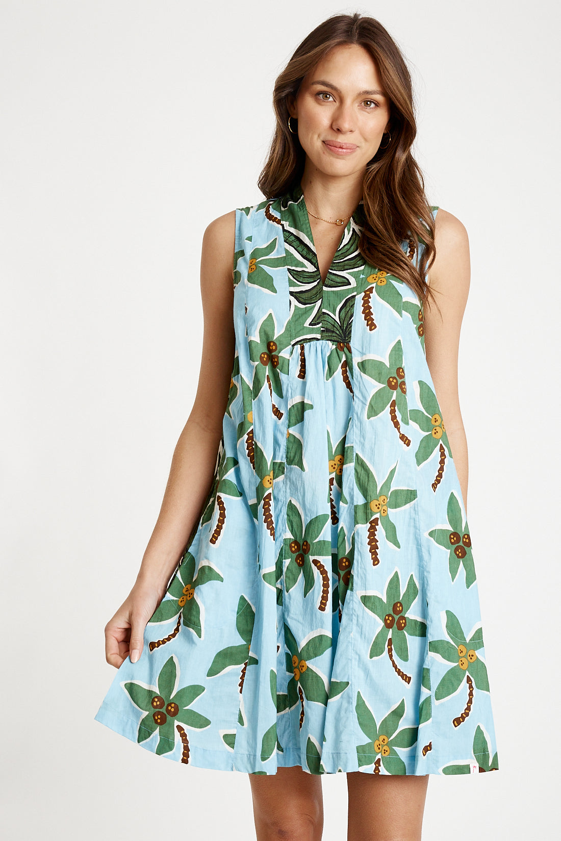 Omaha Sleeveless Dress Sea - Global Free Style