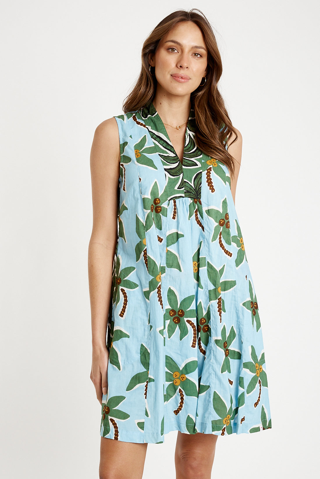 Omaha Sleeveless Dress Sea - Global Free Style