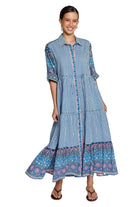 Oxana MIDI Navy Dresses Ibisa XS(36)
