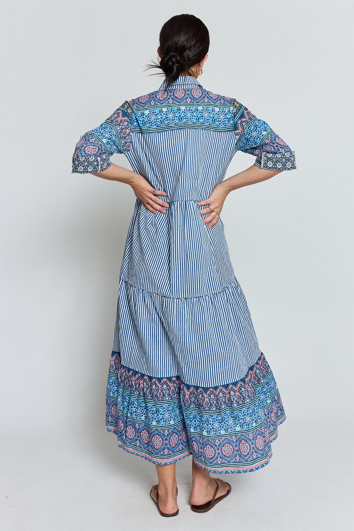 Oxana MIDI Navy Dresses Ibisa