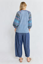 Oxana Shirt Navy Tops Ibisa