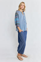 Oxana Shirt Navy Tops Ibisa
