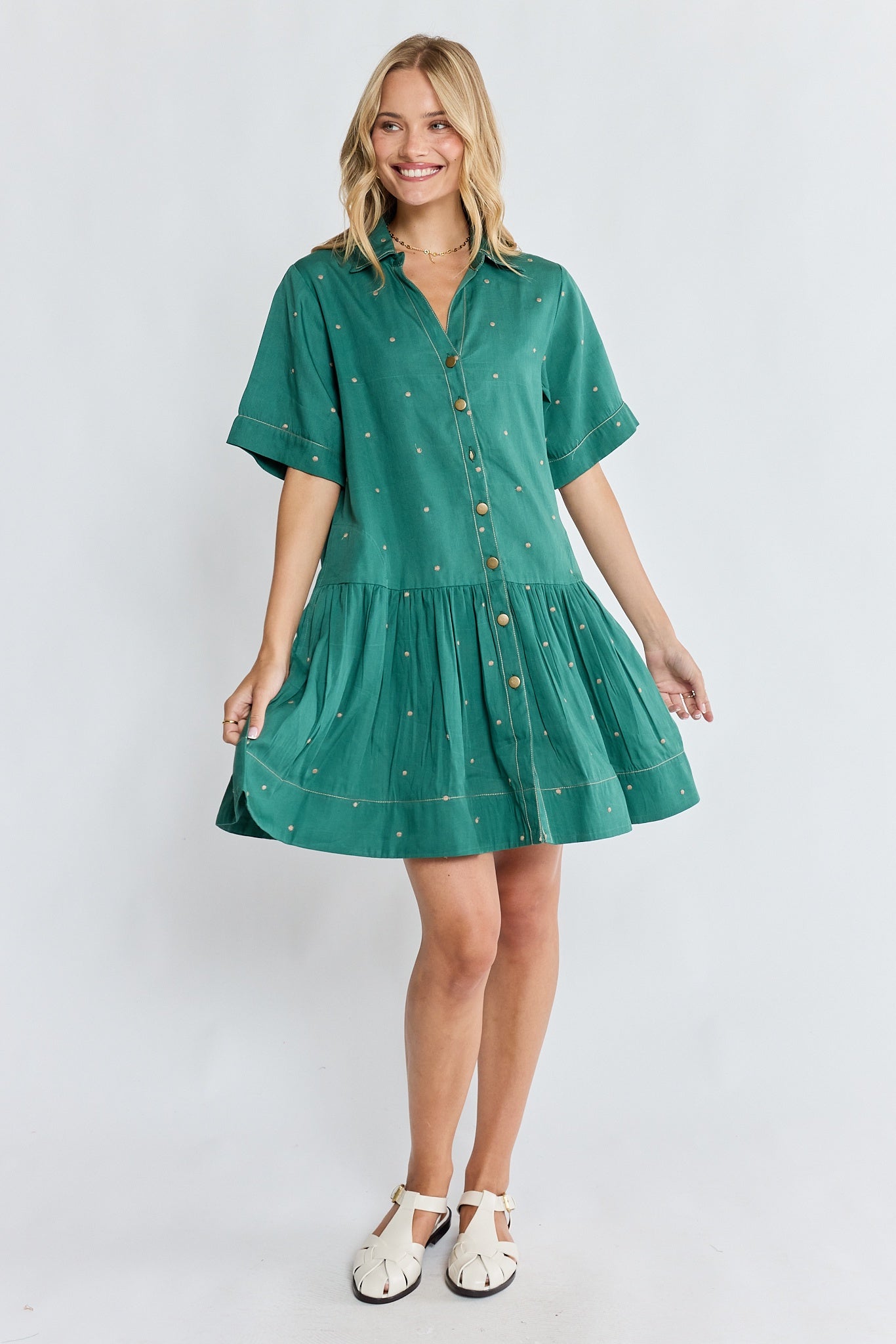 IBSA River Dress Gumleaf Dresses Ibisa
