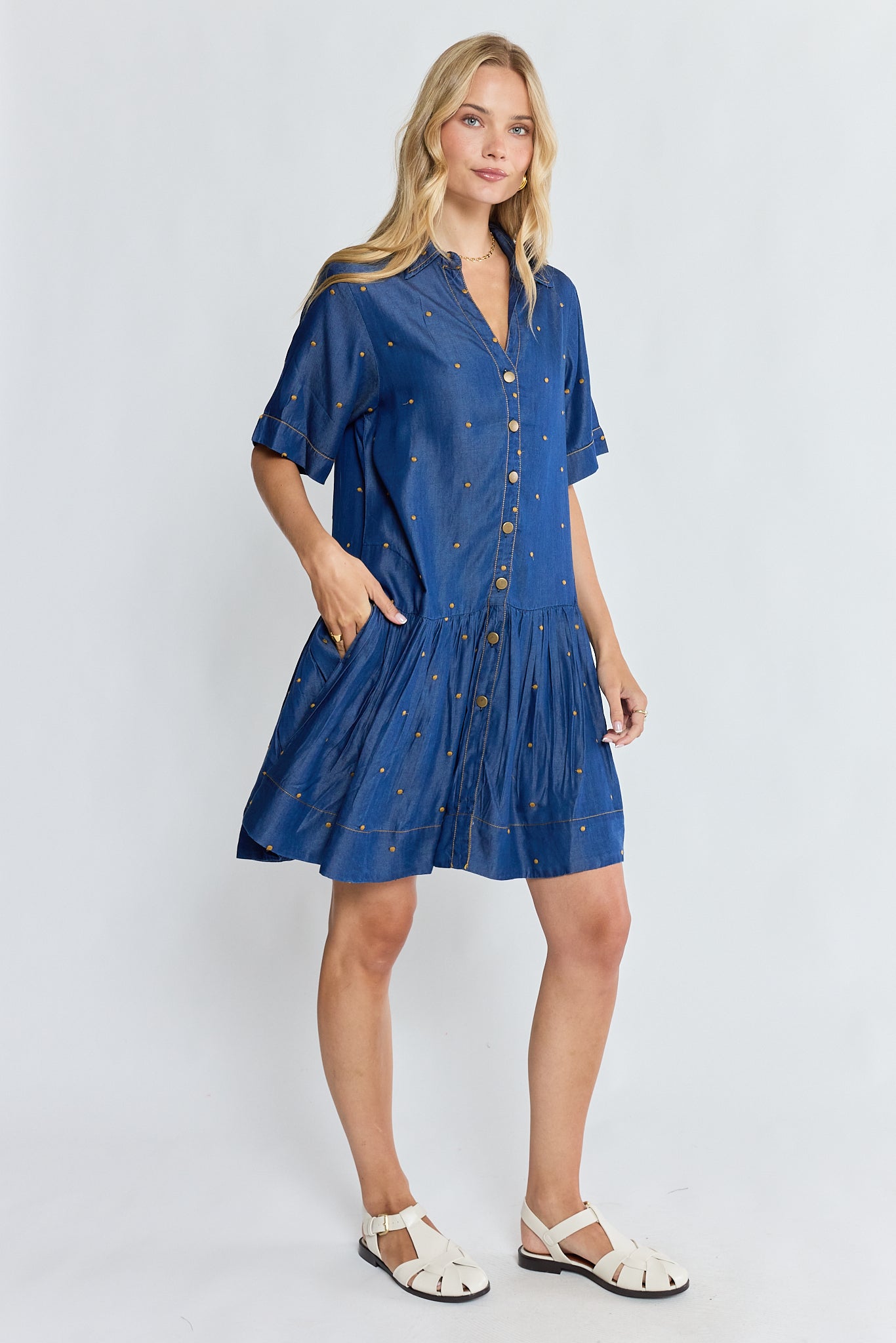 River Dress Indigo Dresses Ibisa
