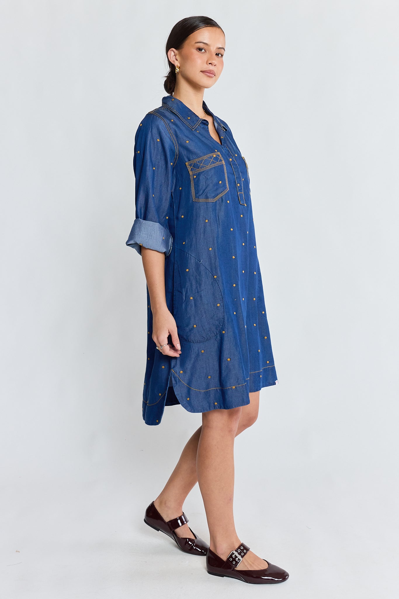 River Shirtmaker Indigo Tops Ibisa