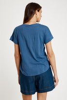 T-shirt Plain Round Neck Navy - Global Free Style