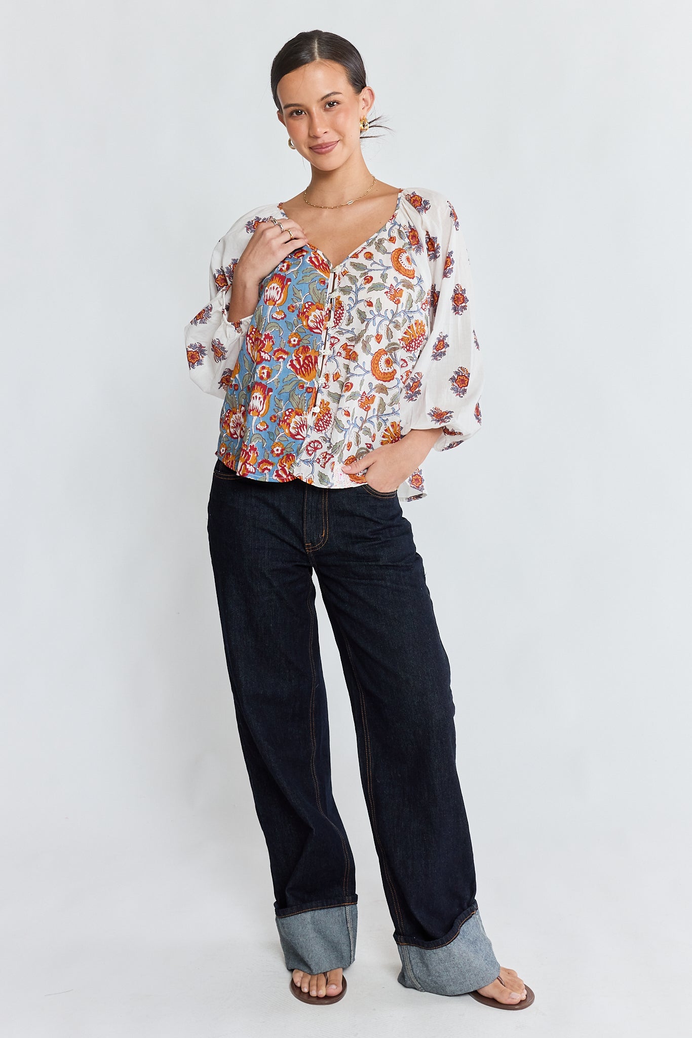 Zane Shirt Multi Tops Ibisa