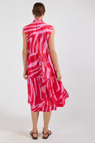 Zephyr MIDI Dress Melon Dresses Ibisa