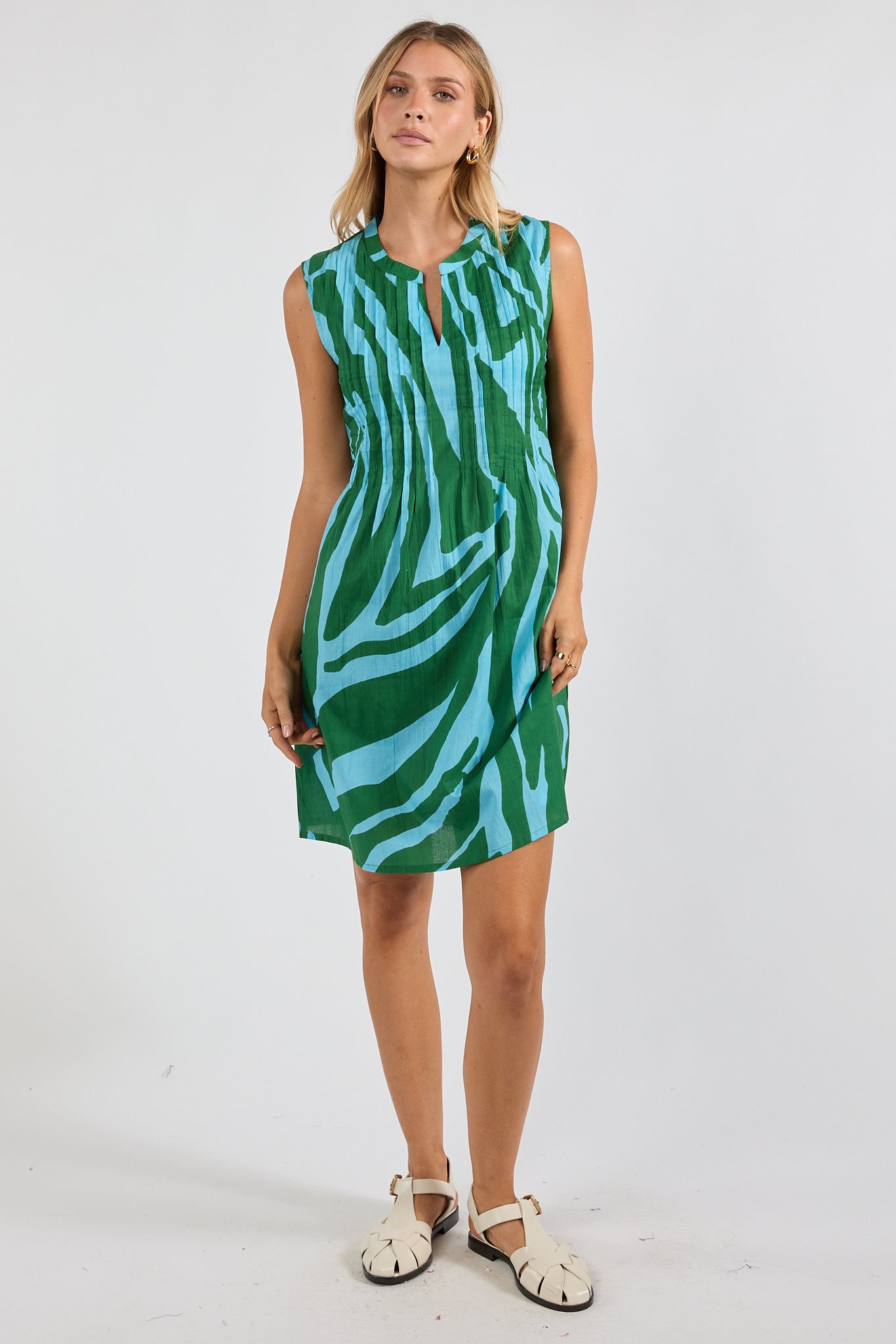 Zephyr Slvless Dress Sea Dresses Ibisa