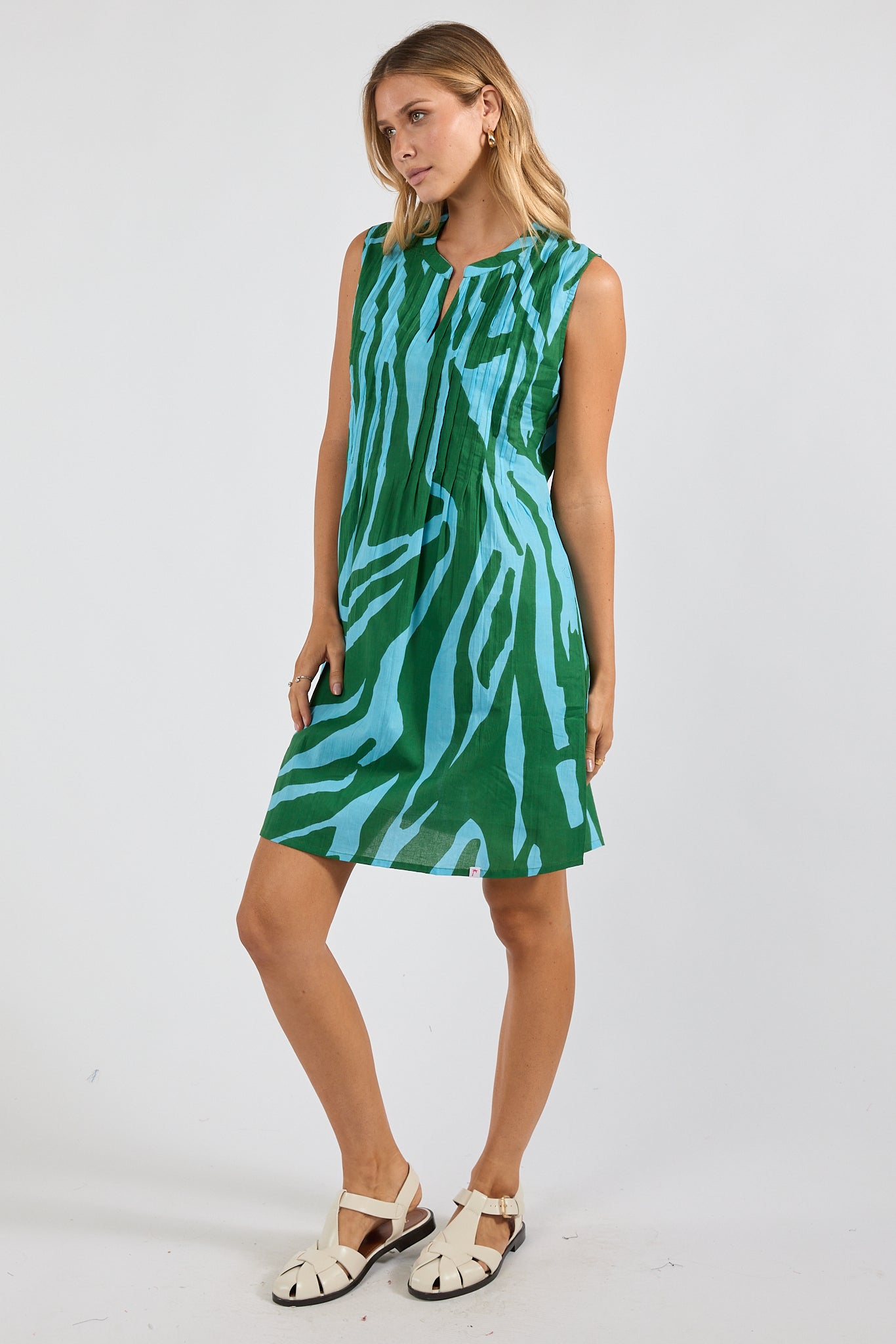 Zephyr Slvless Dress Sea Dresses Ibisa