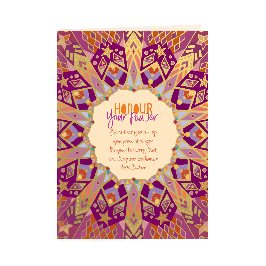 Intrinsic Honour Your Power Greeting Card Cards and Wrap Intrinsic