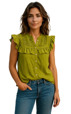 Mudda Lavida Top Olive Tops Coconinya S