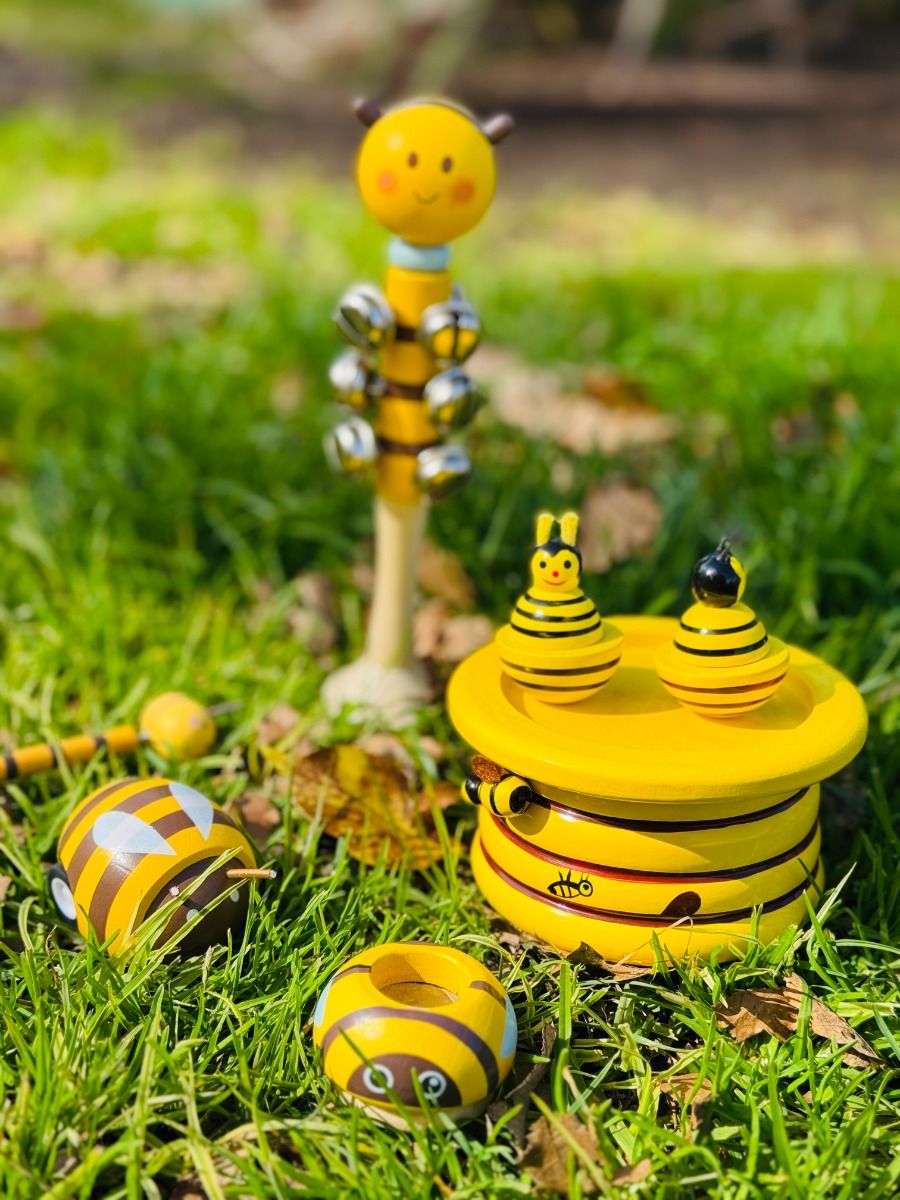 ToysLink Wooden Toy Music Twin Bee Gifts and Accessories ToysLink