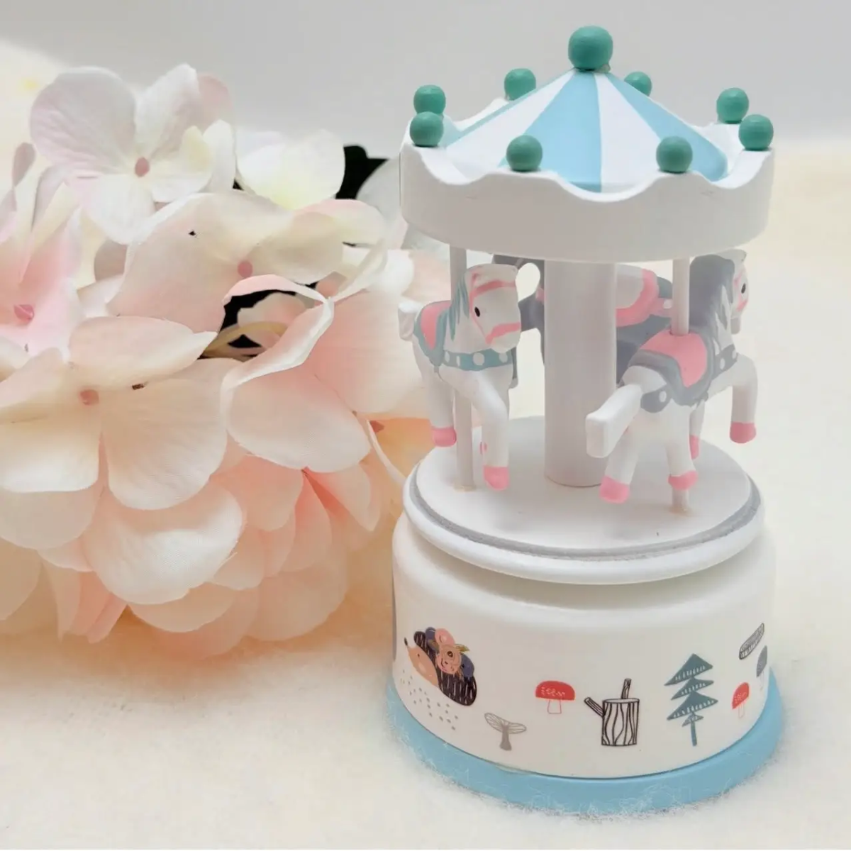 Wooden Baby Carousel Gifts and Accessories ToysLink