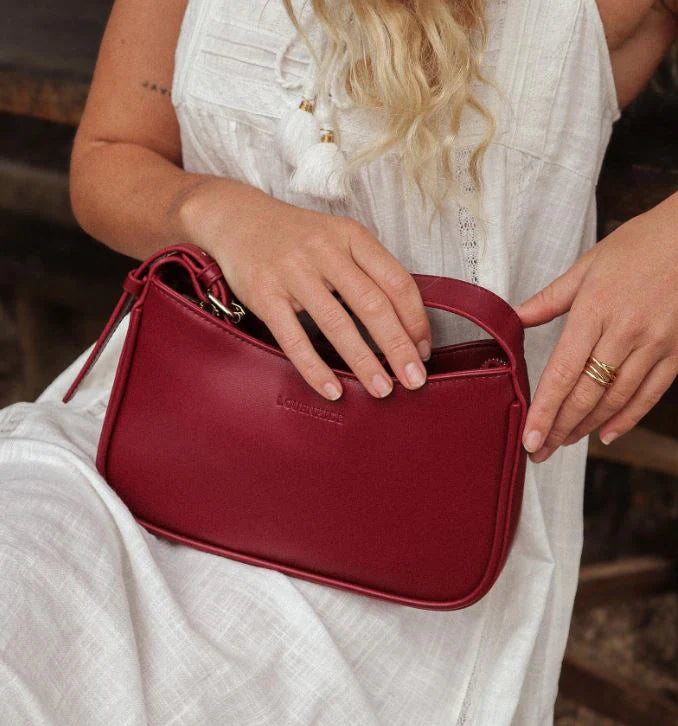 Ivy Shoulder Bag Cherry Bags and Purses Louenhide