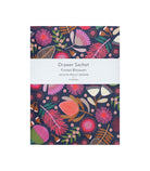 Thurlby Native Botanical Drawer Sachet Gifts and Accessories Thurlby Sandalwood Navy